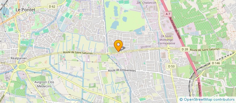 localisation de l'entreprise RBM CONSTRUCTION à VEDENE