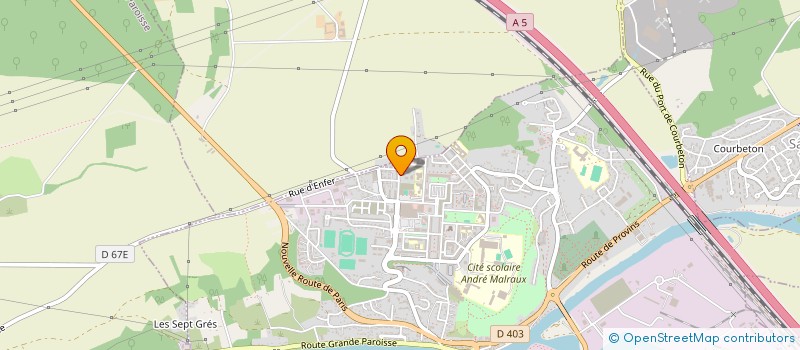 localisation de l'entreprise RBM CONSULTING  MONTEREAU-FAULT-YONNE