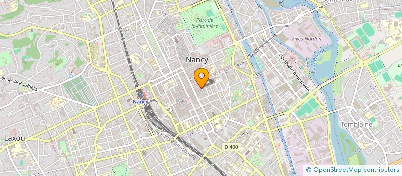 localisation de l'entreprise RBM INVEST  NANCY