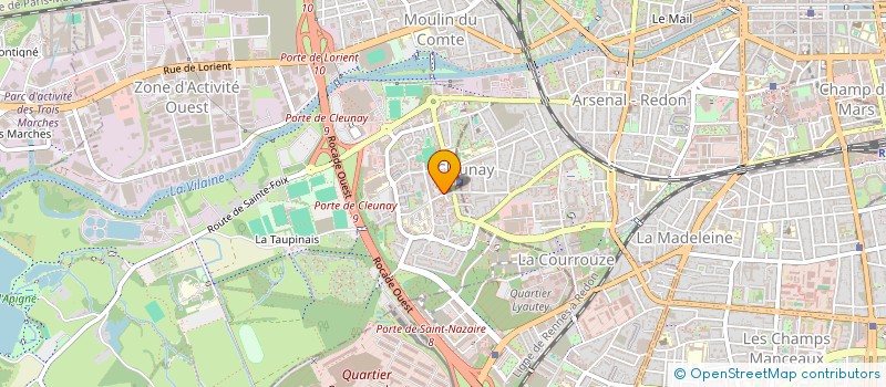 localisation de l'entreprise RBM TAXIS  RENNES