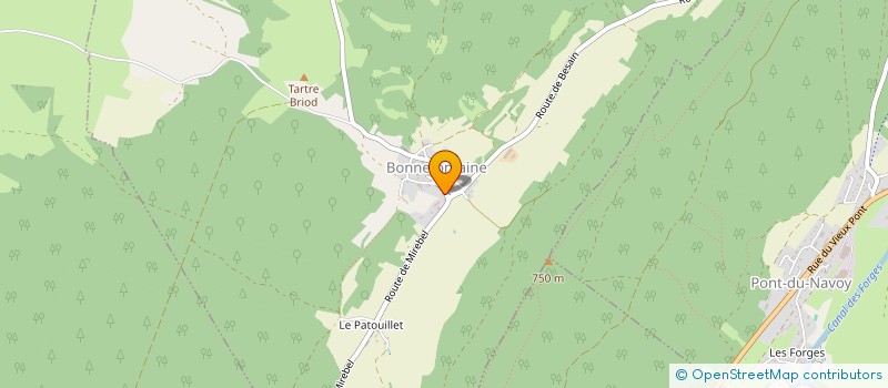 localisation de l'entreprise RBMA  BONNEFONTAINE