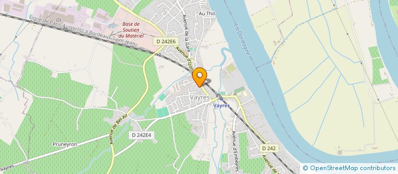 localisation de l'entreprise RBMA IMMO  VAYRES