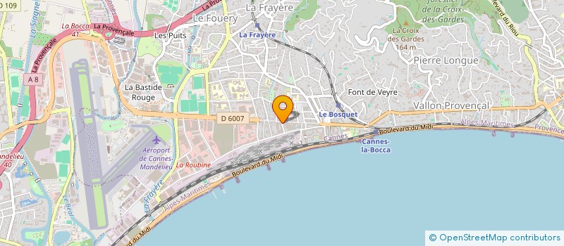 localisation de l'entreprise RBMD  CANNES