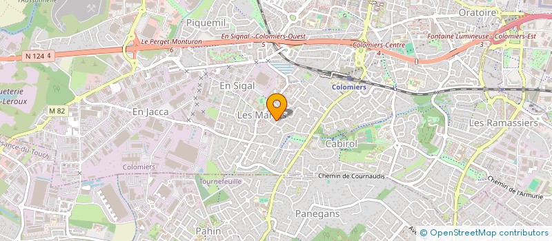 localisation de l'entreprise RBMP  COLOMIERS