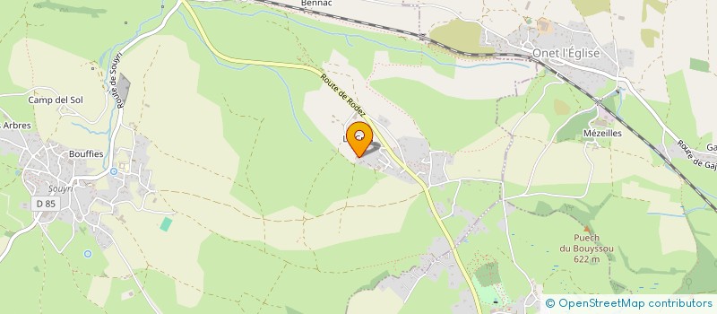 localisation de l'entreprise RBMS  SALLES-LA-SOURCE