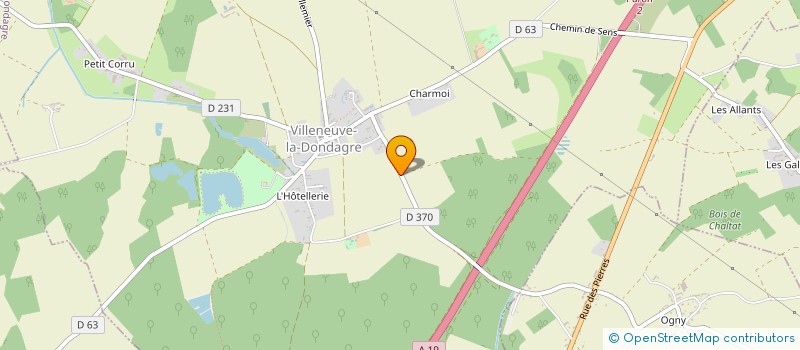 localisation de l'entreprise RBMS  VILLENEUVE-LA-DONDAGRE