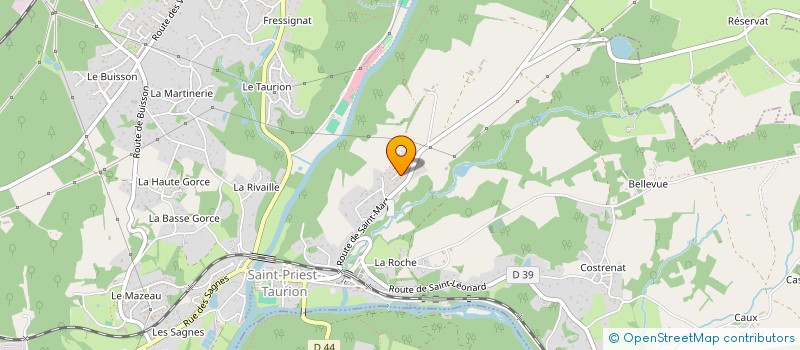 localisation de l'entreprise RBNP  SAINT-PRIEST-TAURION