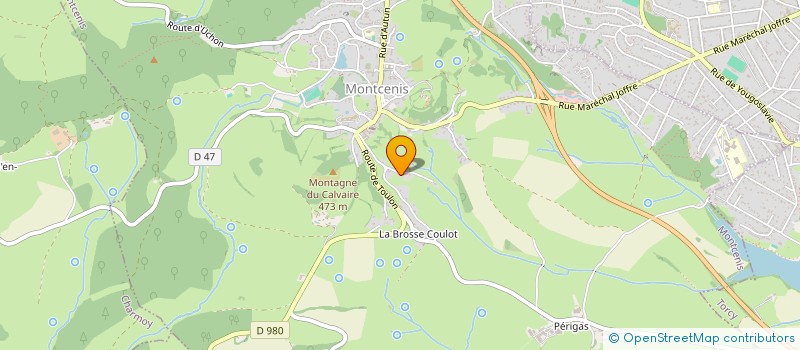 localisation de l'entreprise RBNS  MONTCENIS