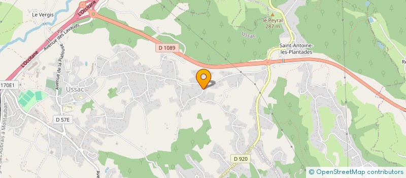 localisation de l'entreprise RBO  USSAC