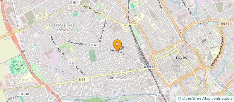 localisation de l'entreprise RBOIDRON PRO SAS à TROYES