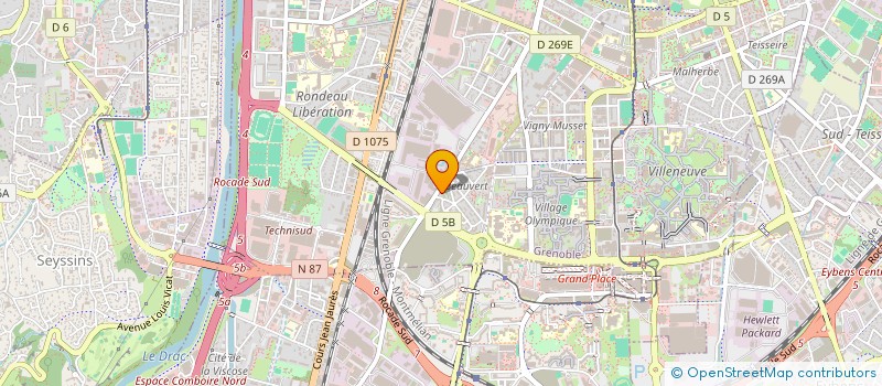 localisation de l'entreprise RBP CARRELAGE  GRENOBLE