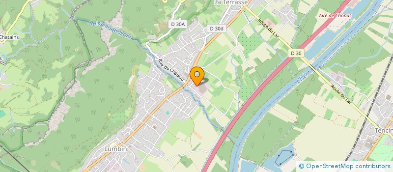 localisation de l'entreprise RBP PHARMA SAS à LA TERRASSE