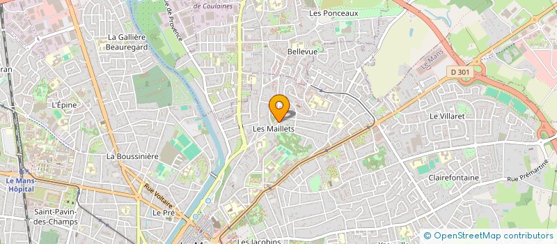 localisation de l'entreprise RBR SAS  LE MANS