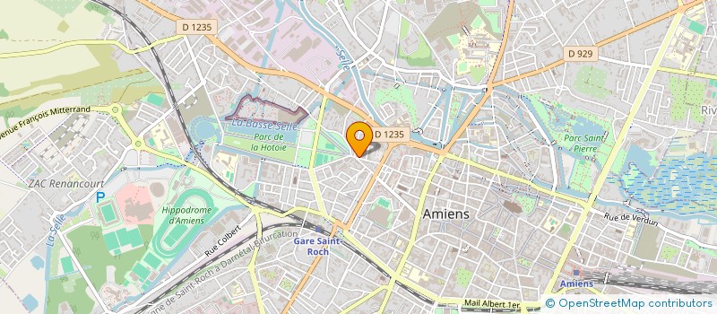 localisation de l'entreprise RBR TECHNOLOGIE à AMIENS