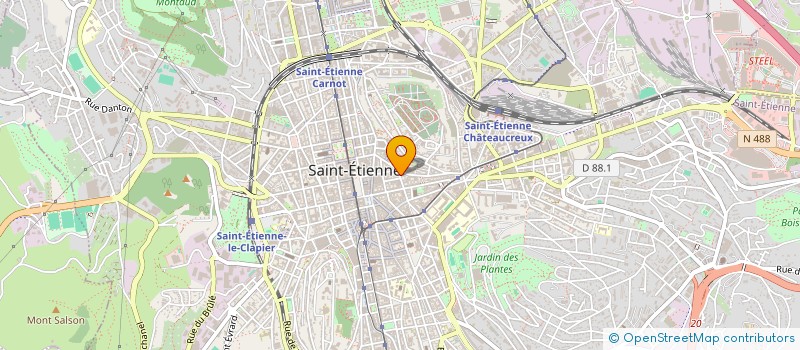 localisation de l'entreprise RBRC  SAINT-ETIENNE