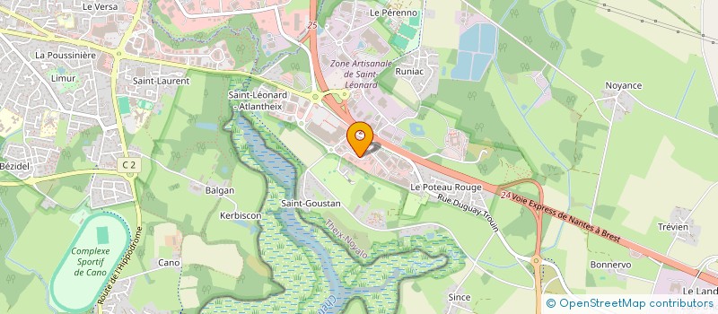 localisation de l'entreprise RBREIZH  THEIX-NOYALO