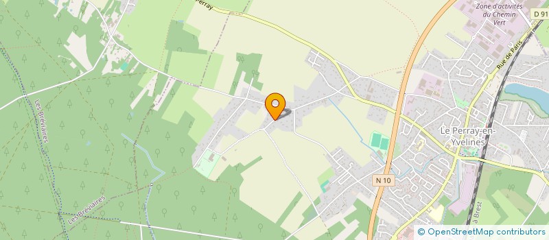 localisation de l'entreprise RBRT1  LE PERRAY-EN-YVELINES