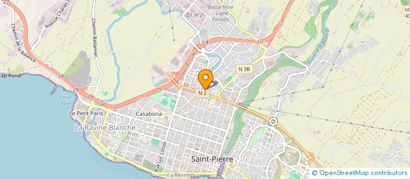 localisation de l'entreprise RBS 21 à SAINT-PIERRE