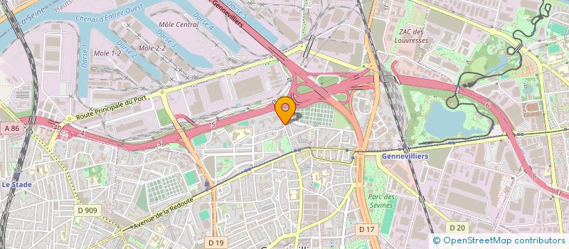 localisation de l'entreprise RBS à GENNEVILLIERS