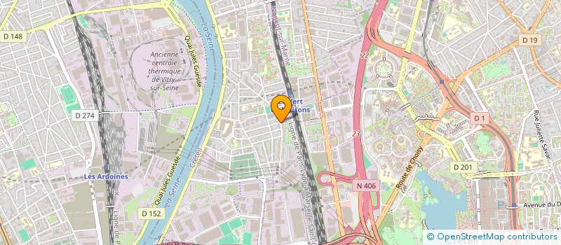 localisation de l'entreprise RBS à ALFORTVILLE