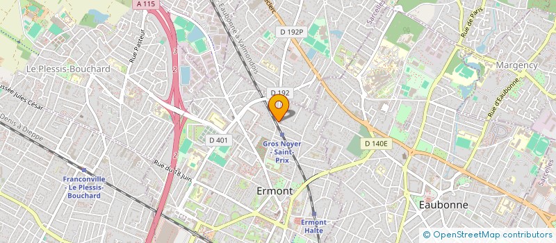 localisation de l'entreprise RBS 95  ERMONT