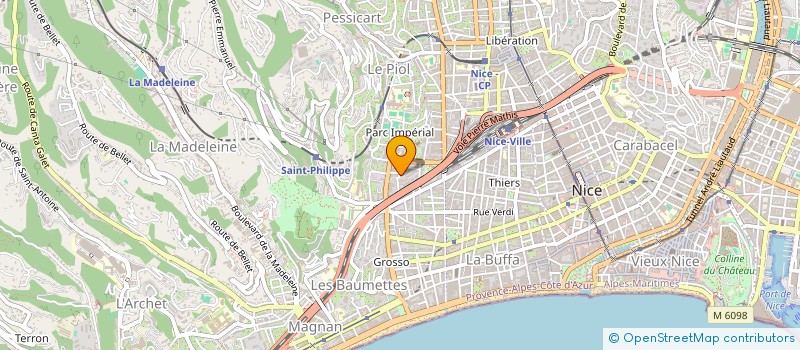 localisation de l'entreprise RBS BAT  NICE