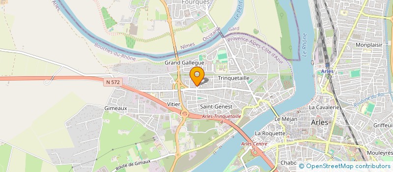 localisation de l'entreprise RBS COMPAGNIE  ARLES