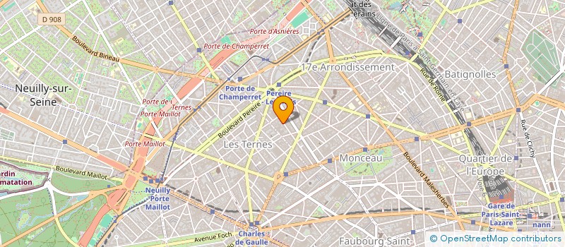 localisation de l'entreprise RBS CONSEILS  PARIS