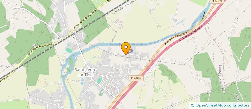 localisation de l'entreprise RBS DISTRIBUTION  SAINT-LEON-SUR-L'ISLE