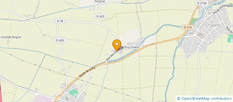 localisation de l'entreprise RBS HOLDING  SAINT-BEAUZIRE