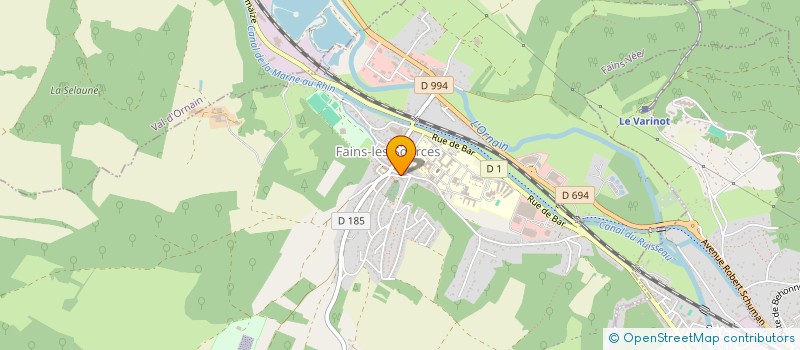localisation de l'entreprise RBS SERRURERIE  FAINS-VEEL