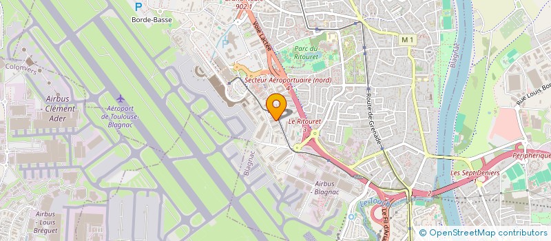 localisation de l'entreprise RBS TECHNOLOGIE à BLAGNAC