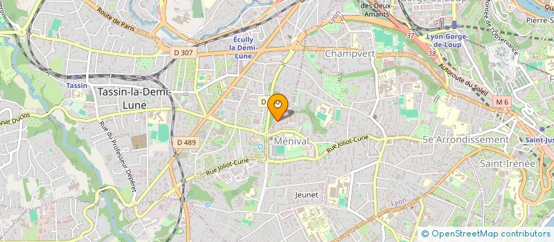 localisation de l'entreprise RBT LES ARCS  TASSIN-LA-DEMI-LUNE