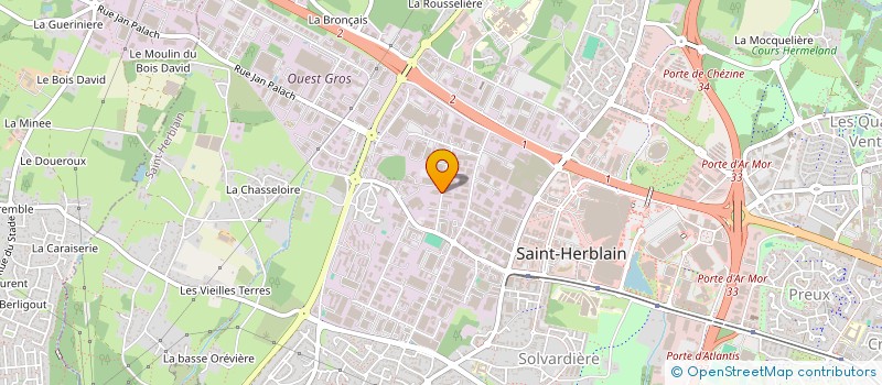 localisation de l'entreprise RBT'S DESIGN  SAINT-HERBLAIN