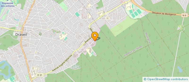 localisation de l'entreprise RBTECH2 à DRAVEIL