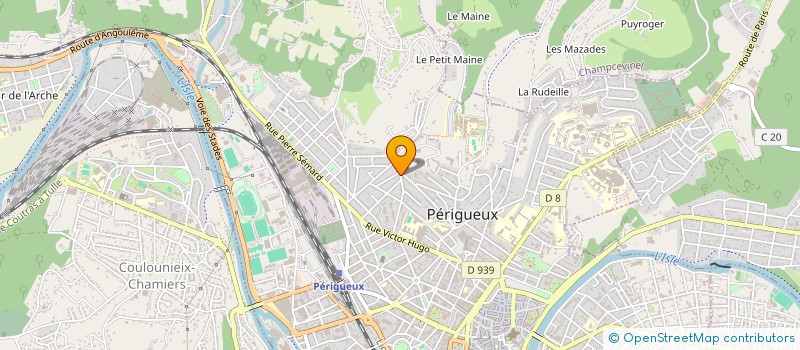 localisation de l'entreprise RBUCG à PERIGUEUX