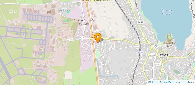 localisation de l'entreprise RBV  ISTRES