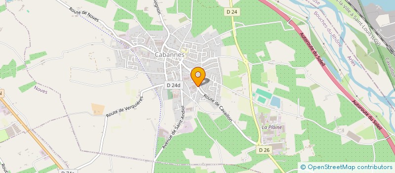 localisation de l'entreprise RBW  PERNES-LES-FONTAINES