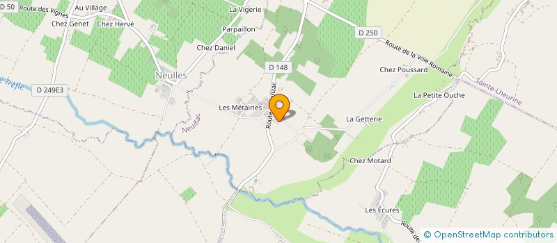 localisation de l'entreprise RBX CREATIONS  NEUILLAC