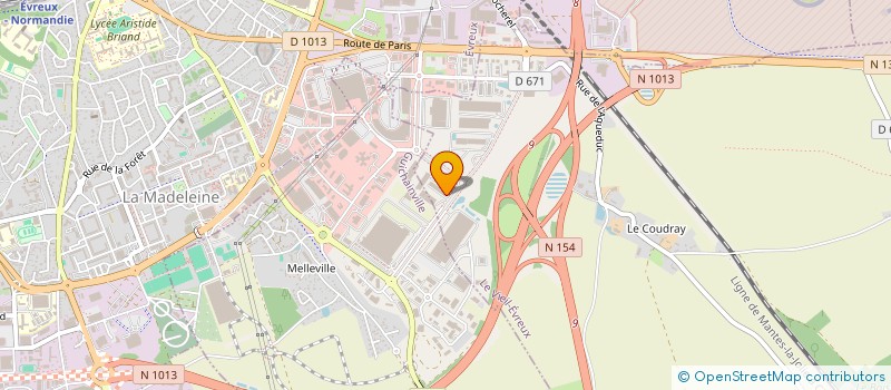 localisation de l'entreprise RBYS  LE VIEIL-EVREUX