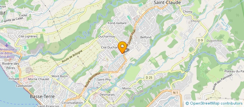 localisation de l'entreprise RC 113 ALTITUDE à SAINT-CLAUDE