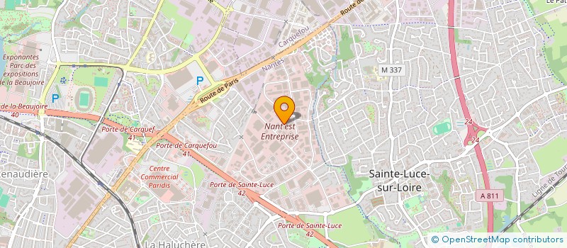 localisation de l'entreprise RC à NANTES