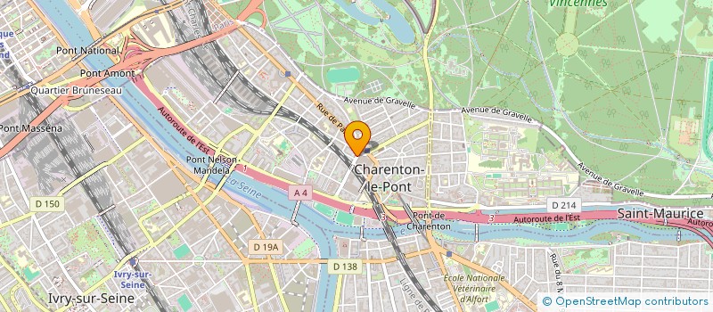 localisation de l'entreprise RC  CHARENTON-LE-PONT