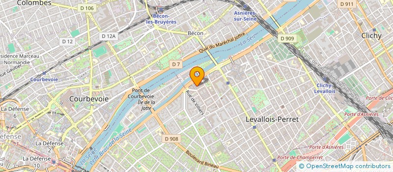 localisation de l'entreprise RC à LEVALLOIS-PERRET