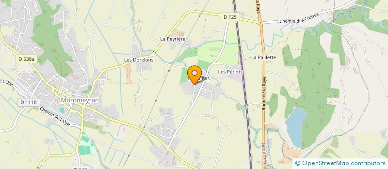 localisation de l'entreprise RC - AM - BJ  MONTMEYRAN