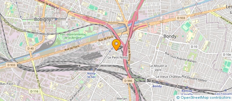 localisation de l'entreprise RC AMENAGEMENT à NOISY-LE-SEC