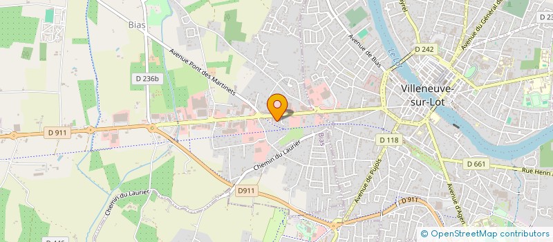localisation de l'entreprise RC AMEUBLEMENT à BIAS