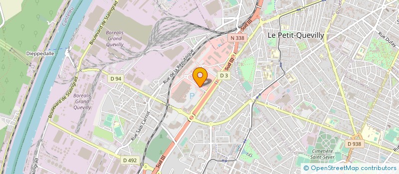 localisation de l'entreprise RC AUTO NORMANDIE à LE GRAND-QUEVILLY