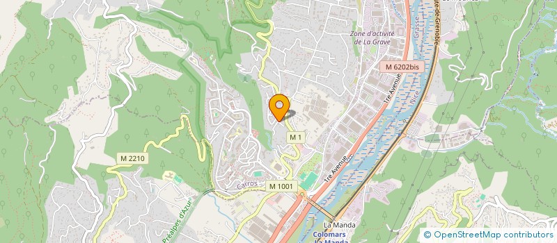 localisation de l'entreprise RC BAKERY à CARROS