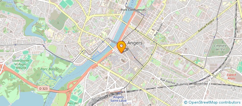 localisation de l'entreprise RC BARBERSHOP  ANGERS